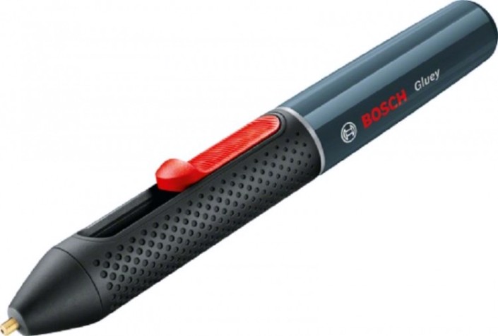 Пистолет термоклеевой аккумуляторный BOSCH Gluey аккумуляторный [06032A2101] 2х1,2 В, цвет: Smokey Grey