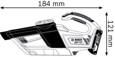 Пылесос аккумуляторный BOSCH GAS 18 V1 [0615990M3K]