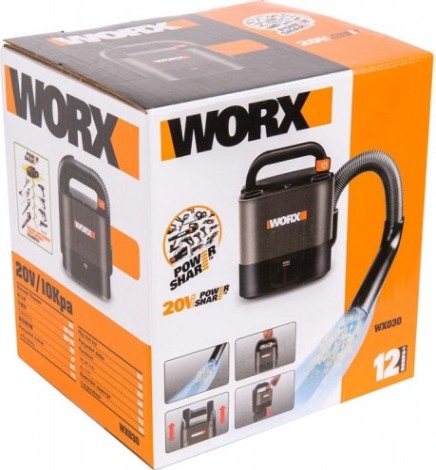 Пылесос аккумуляторный Worx WX030.1 без АКБ и ЗУ [WX030.9]