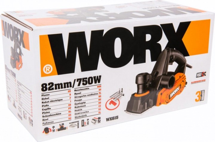 Рубанок сетевой Worx WX615