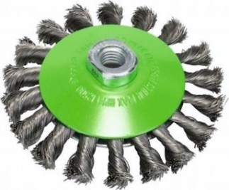 Щетка обдирочная для УШМ BOSCH коническая INOX D-115 мм М14 [2608622109]