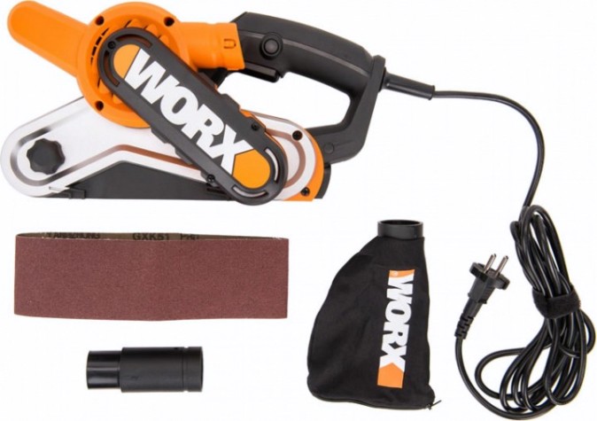 Шлифмашина ленточная сетевая Worx WX661.1 76x533мм Шлифмашина ленточная сетевая Worx WX661.1 76x533мм