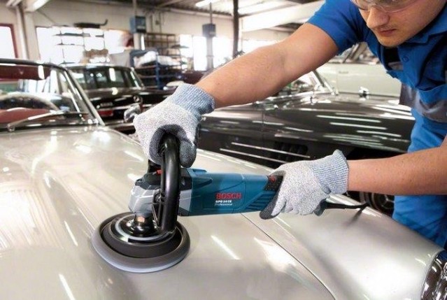 Шлифмашина полировальная сетевая BOSCH GPO 14 СE [0601389000]