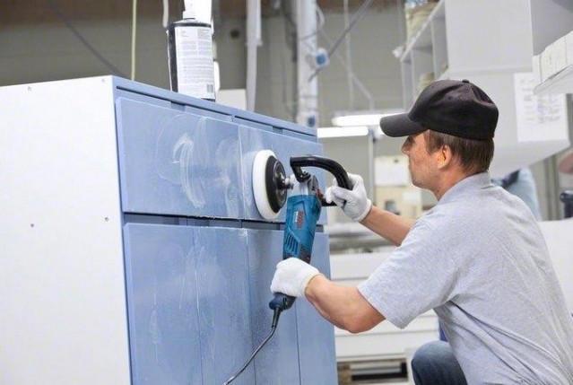 Шлифмашина полировальная сетевая BOSCH GPO 14 СE [0601389000]