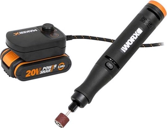 Шлифмашина прямая аккумуляторная Worx WX739.9 без АКБ и ЗУ [WX739.9]
