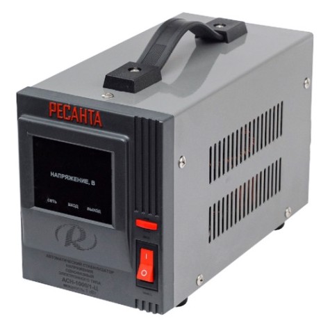 Стабилизатор напряжения однофазный Ресанта АСН- 1000/1-Ц [63/6/2]