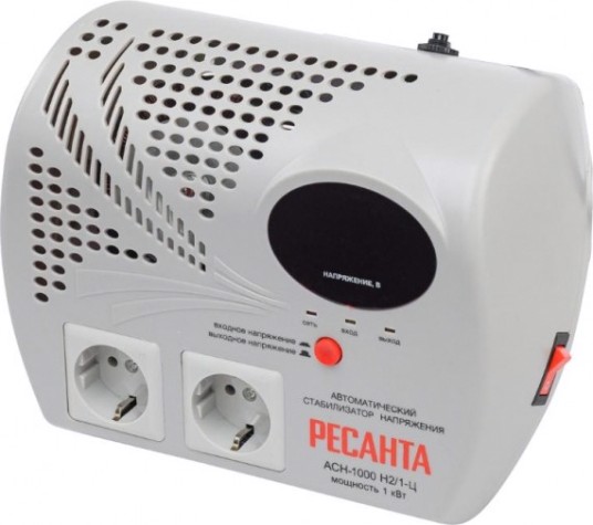 Стабилизатор напряжения однофазный Ресанта АСН- 1000 Н2/1-Ц [63/6/13]