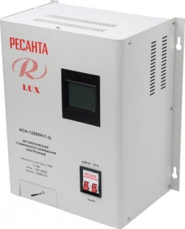 Стабилизатор напряжения однофазный Ресанта АСН-12000 Н/1-Ц Lux [63/6/22]