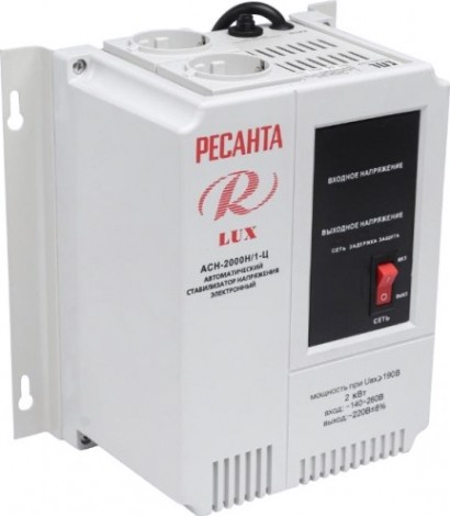 Стабилизатор напряжения однофазный Ресанта АСН- 2000 Н/1-Ц Lux [63/6/15]
