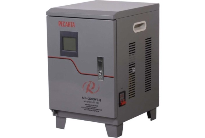 Стабилизатор напряжения однофазный Ресанта АСН-20000/1-Ц [63/6/19]