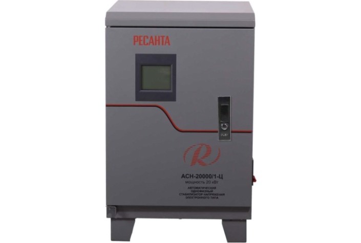 Стабилизатор напряжения однофазный Ресанта АСН-20000/1-Ц [63/6/19]
