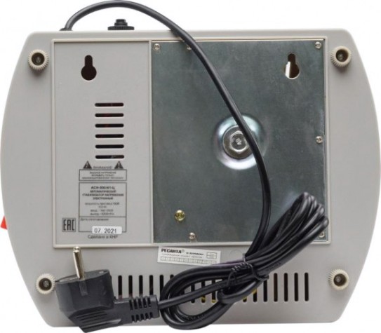 Стабилизатор напряжения однофазный Ресанта АСН- 500 Н/1-Ц [63/6/9]