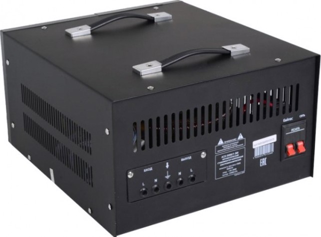 Стабилизатор напряжения однофазный Ресанта АСН- 5000/1-ЭМ [63/1/6]