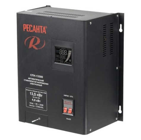 Стабилизатор напряжения однофазный Ресанта СПН-13500 [63/6/28]