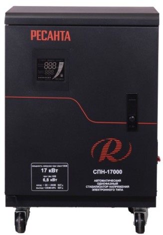 Стабилизатор напряжения однофазный Ресанта СПН-17000 [63/6/29]