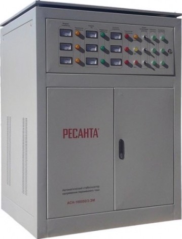 Стабилизатор напряжения трехфазный Ресанта АСН-100 000/3-ЭМ [63/4/11]