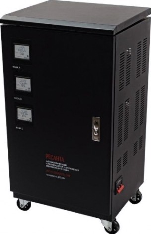 Стабилизатор напряжения трехфазный Ресанта АСН- 20 000/3-ЭМ [63/4/6]
