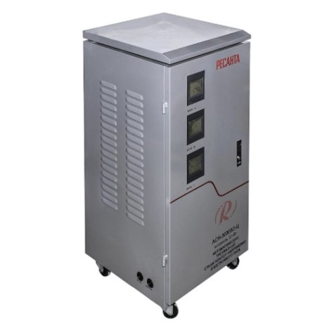 Стабилизатор напряжения трехфазный Ресанта АСН- 30 000/3-Ц [63/4/18]