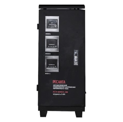 Стабилизатор напряжения трехфазный Ресанта АСН- 60 000/3-ЭМ [63/4/10]