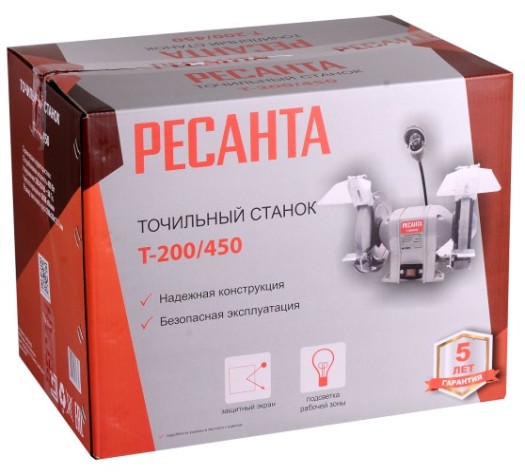 Станок заточной Ресанта Т-200/450 точильный [75/7/3]