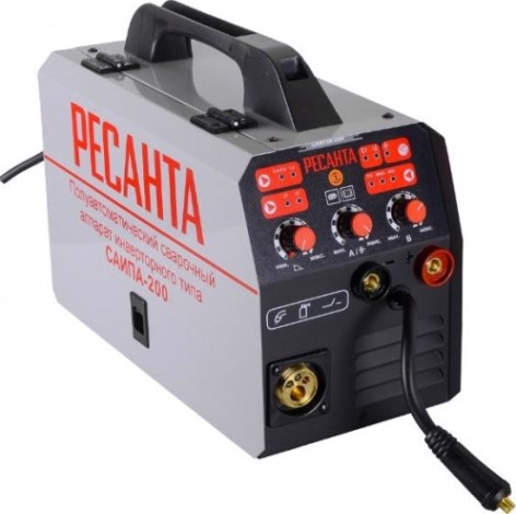 Сварочный аппарат полуавтомат Ресанта САИПА-200 многофункциональный (MIG/MAG, MMA) [65/9]