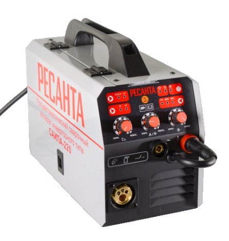 Сварочный аппарат полуавтомат Ресанта САИПА-220 многофункциональный (MIG/MAG, MMA) [65/10]