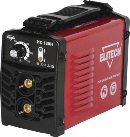 Сварочный инвертор ELITECH ИС 120Н мма [184703]