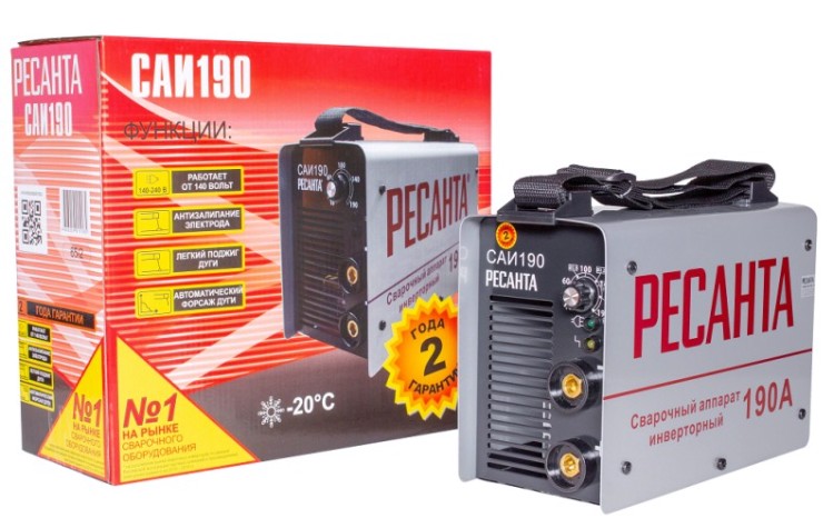 Сварочный инвертор Ресанта САИ 190 [65/2]