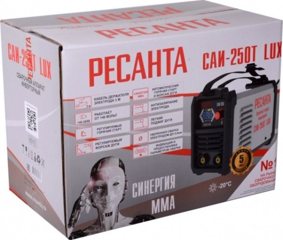 Сварочный инвертор Ресанта САИ 250Т LUX [65/72]