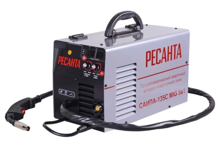 Сварочный полуавтомат Ресанта САИПА-135 многофункциональный (MIG/MAG, MMA) [65/7]