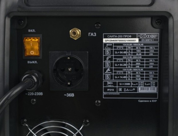 Сварочный полуавтомат Ресанта САИПА-200ПРОФ (mig/mag) [65/97]