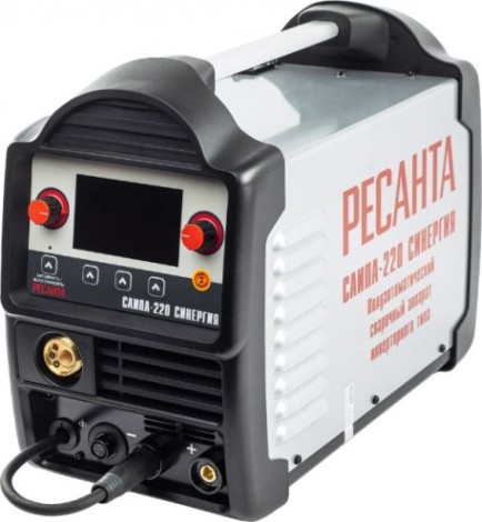Сварочный полуавтомат Ресанта САИПА-220 СИНЕРГИЯ многофункциональный (MIG/MAG, MMA, TIG) [65/75]
