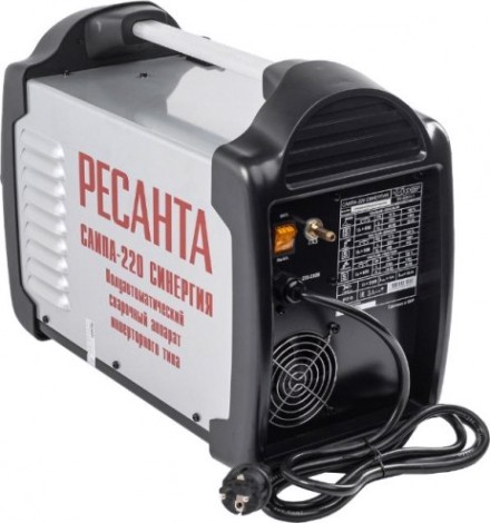 Сварочный полуавтомат Ресанта САИПА-220 СИНЕРГИЯ многофункциональный (MIG/MAG, MMA, TIG) [65/75]