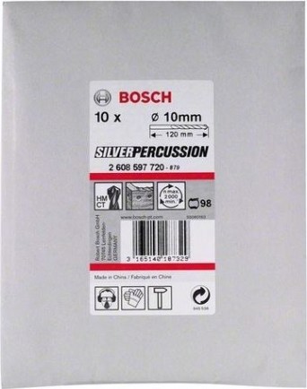 Сверло по бетону BOSCH 10х120 мм CYL-3 SILVER PERCUSSION [2608597720]