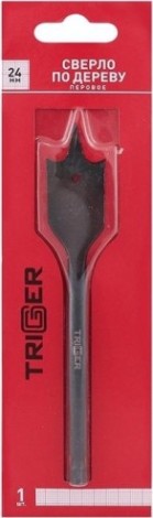 Сверло по дереву TRIGGER 71058 перовое с шестигр.хвостовиком витое 24мм [тов-173548]