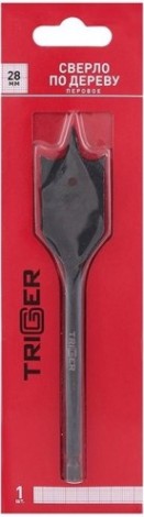 Сверло по дереву TRIGGER 71061 перовое с шестигр.хвостовиком витое 28мм [тов-173551]