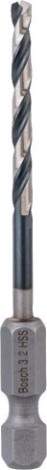 Сверло по металлу BOSCH 3,2 х 36/75 мм, Impact Control с шестигранным хвостовиком [2608577049]