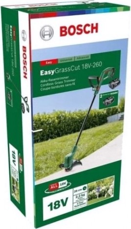 Триммер аккумуляторный BOSCH EasyGrassCut 18V-260 [06008C1C05]