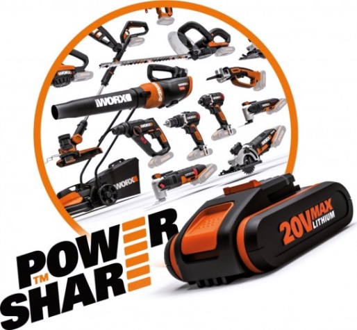 Триммер аккумуляторный Worx WG163E.2 Триммер аккумуляторный Worx WG163E.2