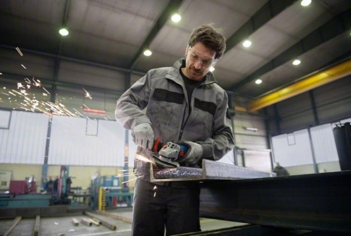 Угловая шлифмашина сетевая BOSCH GWS 14-125 S [06017D0100]