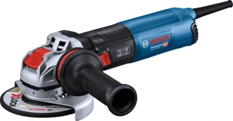 Угловая шлифмашина сетевая BOSCH GWX 14-125 S X-LOCK [06017D2100]