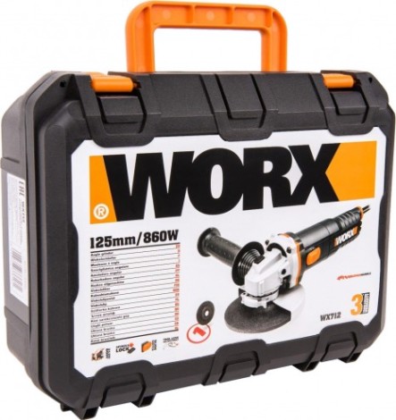 Угловая шлифмашина сетевая Worx WX712 Угловая шлифмашина сетевая Worx WX712