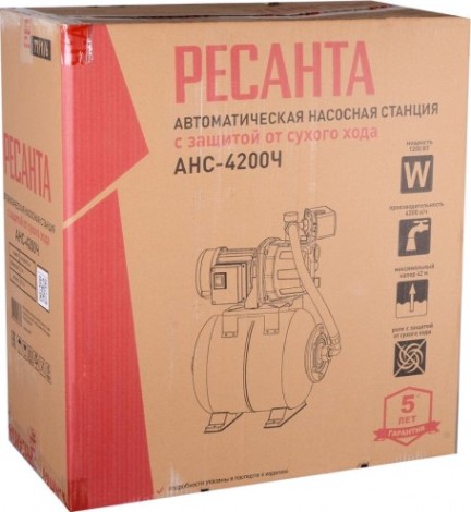 Установка для водоснабжения Ресанта АНС-4200Ч [77/1/6]