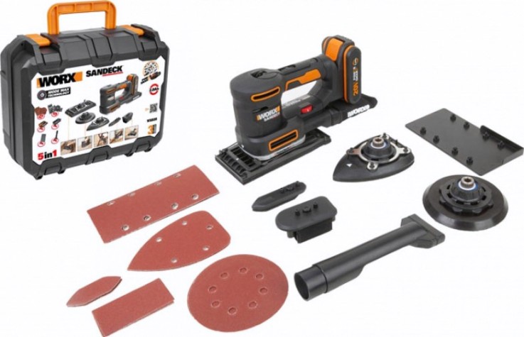 Виброшлифмашина аккумуляторная Worx WX820 Виброшлифмашина аккумуляторная Worx WX820