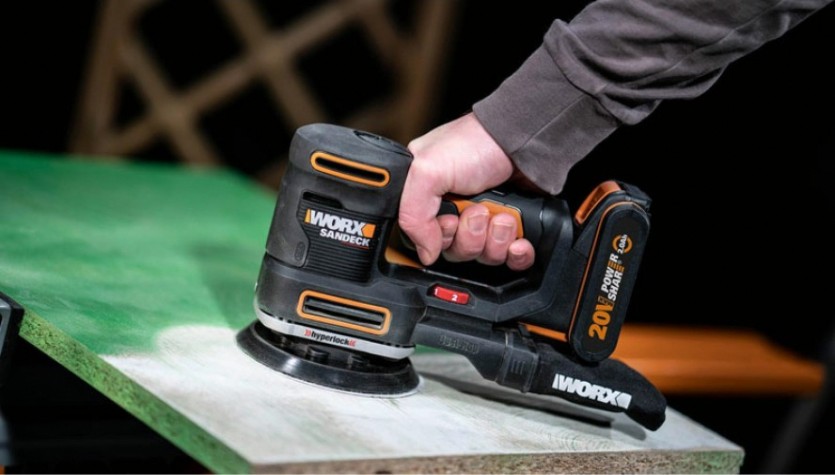 Виброшлифмашина аккумуляторная Worx WX820.9 без АКБ и ЗУ [WX820.9]