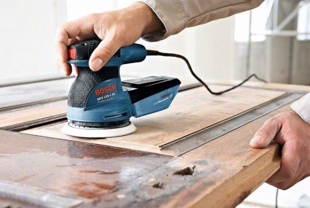 Виброшлифмашина BOSCH GEX 125-1 AE K эксцентриковая [0601387501] Кейс