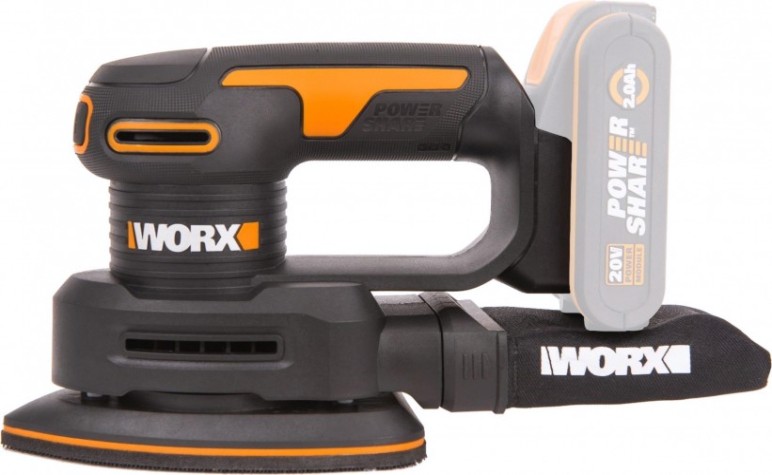 Виброшлифмашина дельтавидная аккумуляторная Worx WX822.9 без АКБ и ЗУ [WX822.9]