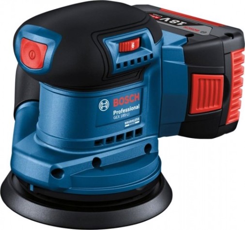Виброшлифмашина эксцентриковая аккумуляторная BOSCH GEX 185-LI [06013A5021]
