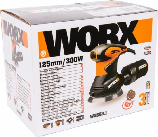 Виброшлифмашина эксцентриковая сетевая Worx WX652.1 Виброшлифмашина эксцентриковая сетевая Worx WX652.1