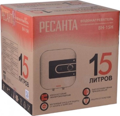 Водонагреватель накопительный Ресанта ВН-15H над мойкой [74/5/8]